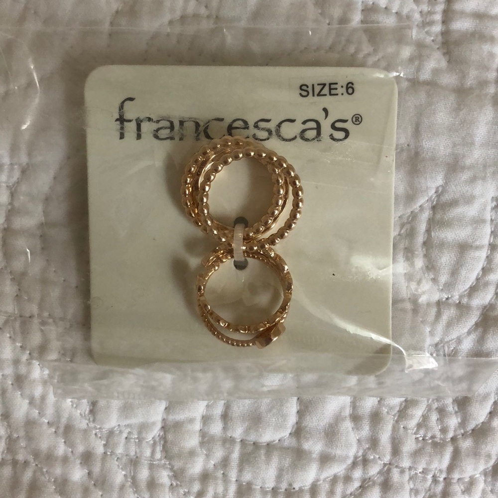 Francessca’s Gold Ring Set - Picture 2 of 5